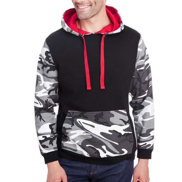 Men's Fashion Camo Hooded Sweatshirt Thumbnail