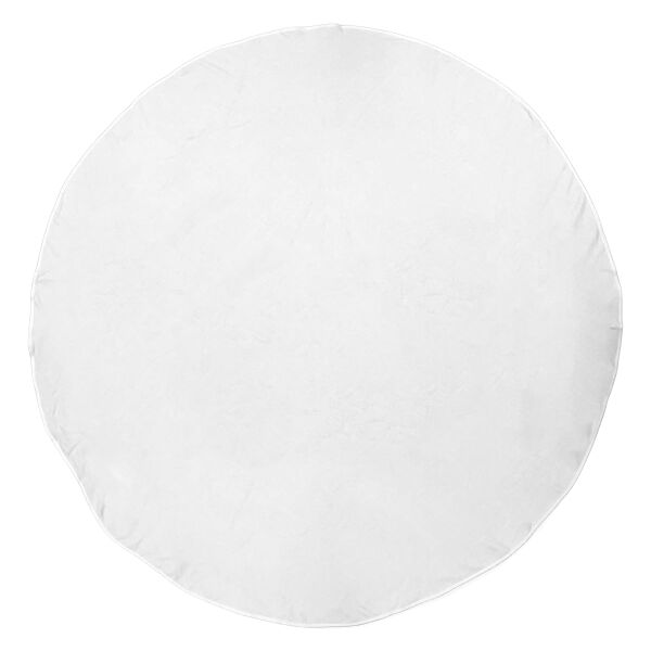 Round White Beach Towel Thumbnail