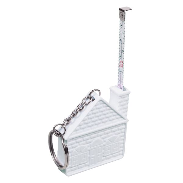 House Tape Measure Key Chain 3' Thumbnail