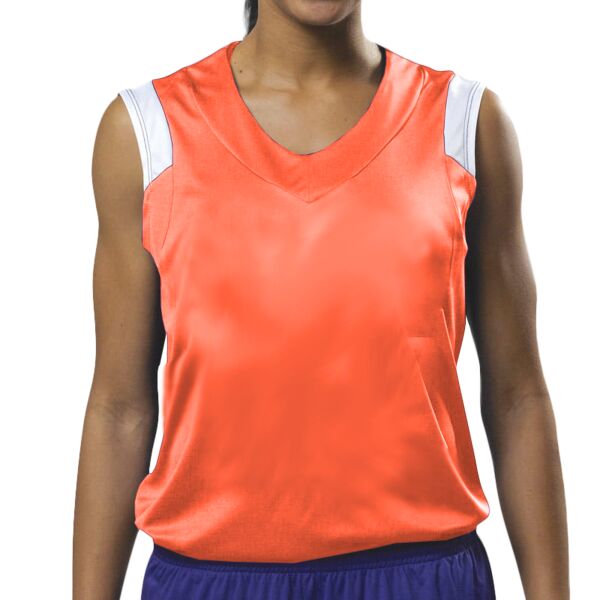 Ladies' Moisture Management V Neck Muscle Shirt Thumbnail